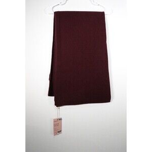 Quince 100% Cashmere Burgundy Wrap Scarf NWT